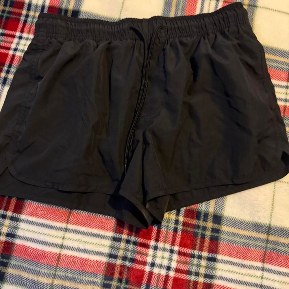 H&m Men's Black Swim Shorts Medium